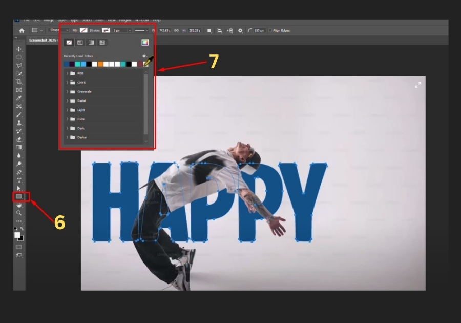Make a Transparent Text Effect in Photoshop