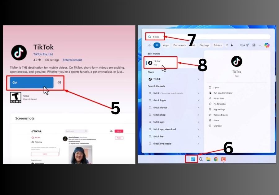 Install TikTok On Windows 11 r