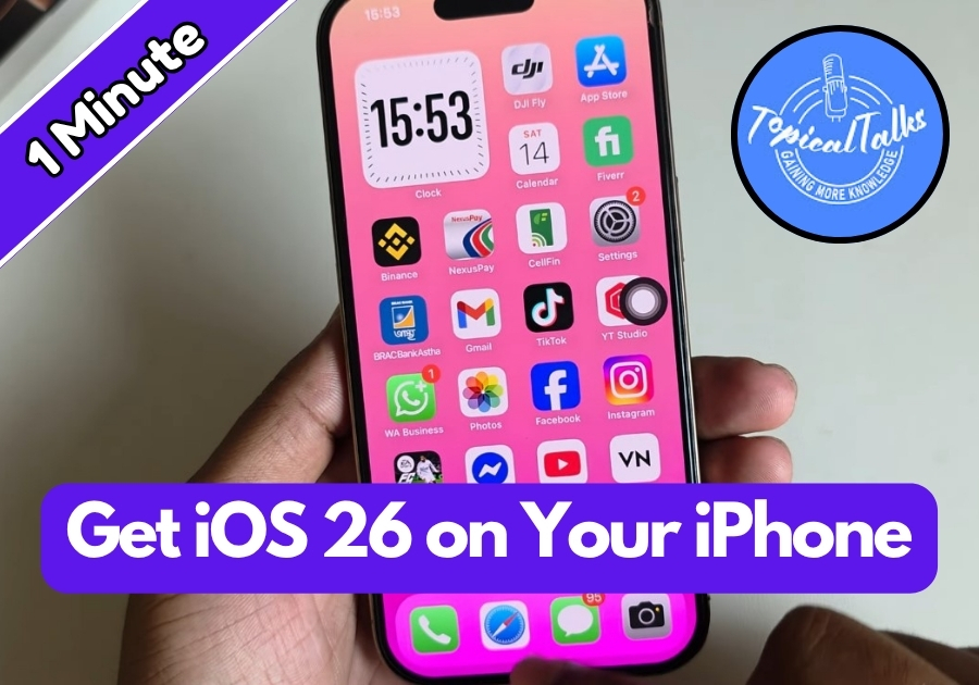 Why is iOS 26 not showing up on iPhone?