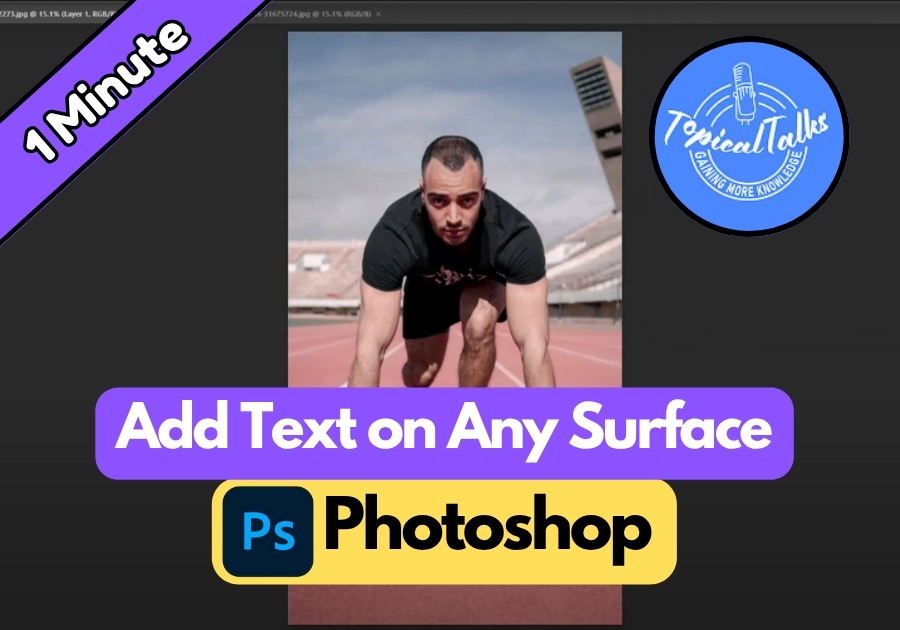 How to Add Text on any Surface in Photoshop