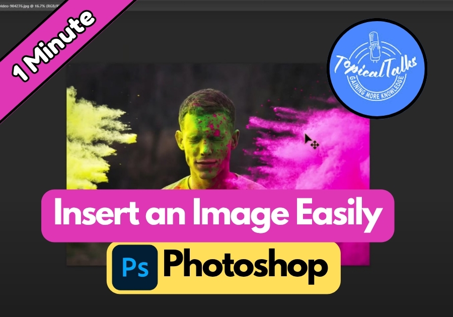 How to Insert an Image in Photoshop