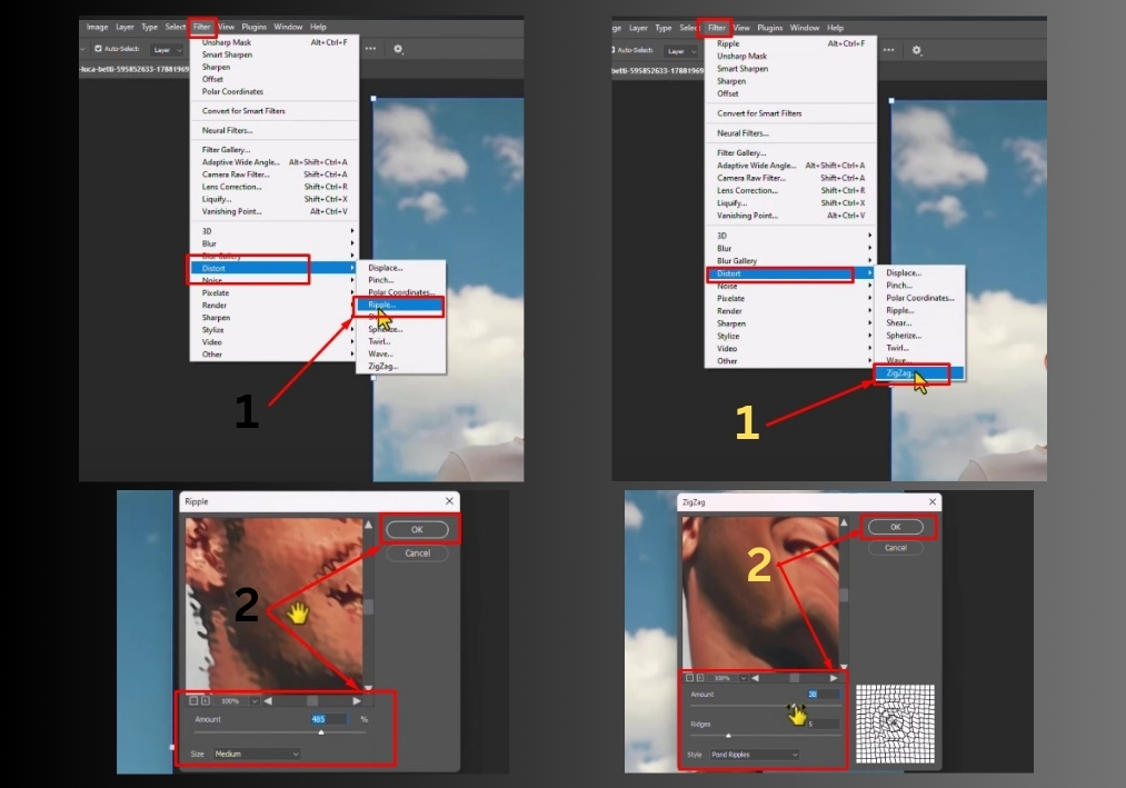 Use Distort An Image in Photoshop Easily