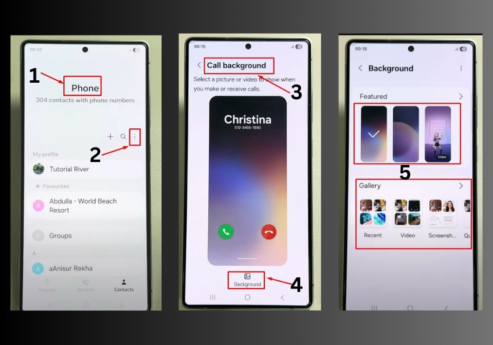 Easy Method to Change Your Samsung S25 Ultra Call Background