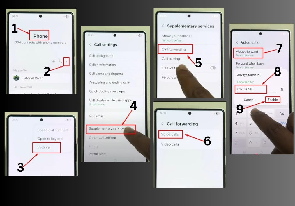 Set Up Call Forwarding On Samsung S25 Series