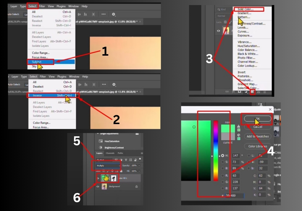 Change Your Photos Background Color in Photoshop