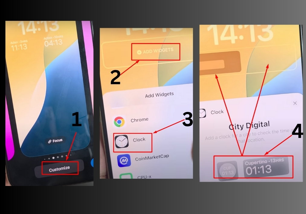 Add Multiple Clocks on Your iPhone Lock Screen