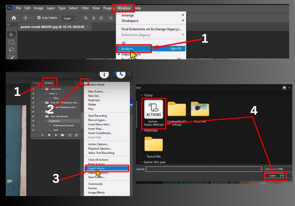 Quick Guide to Installing Photoshop Actions