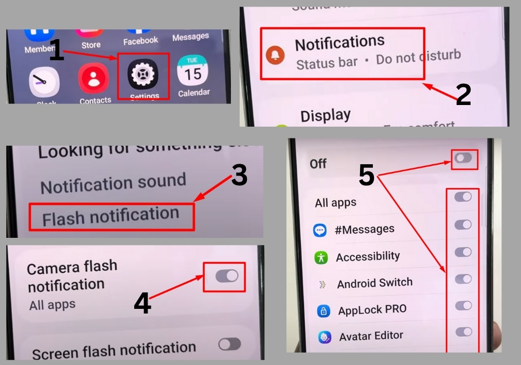 Easy Guide to Enable Flash Notifications on Samsung Phone
