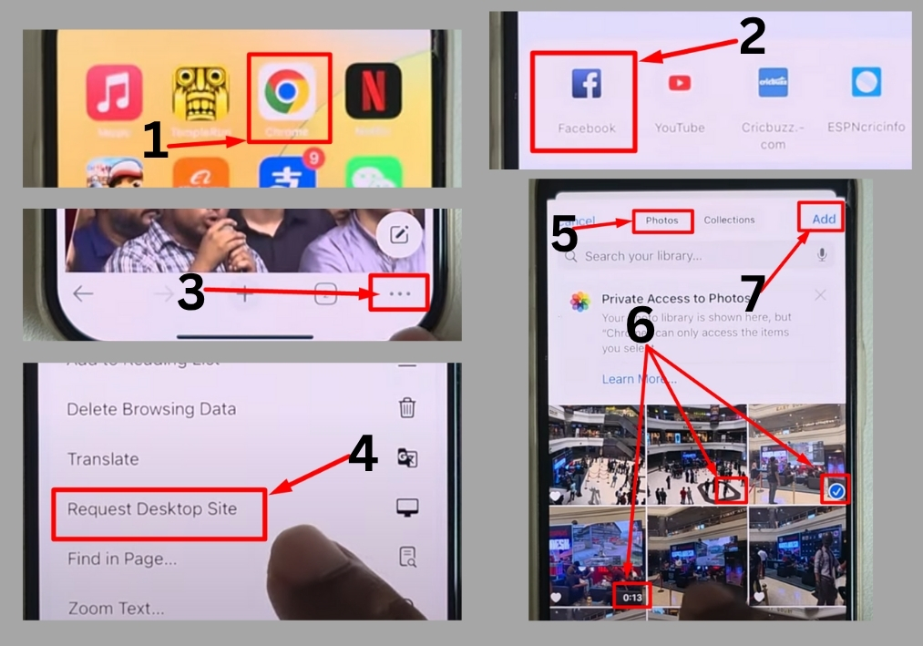 Step Guide to Uploading Videos and Photos Together