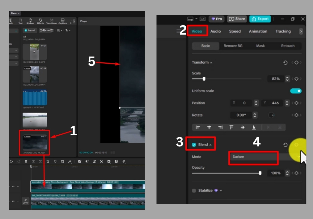 Simple Steps to Adding a Thunder Effect in CapCut