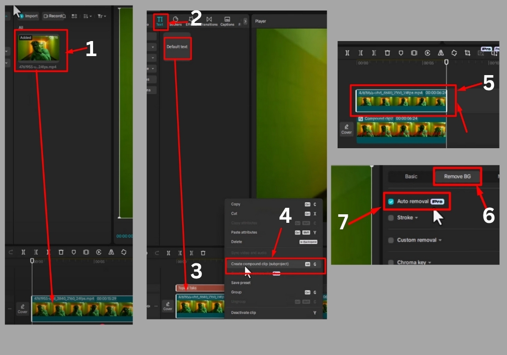 Easy Steps to Create a Video Behind Text Effect in CapCut PC