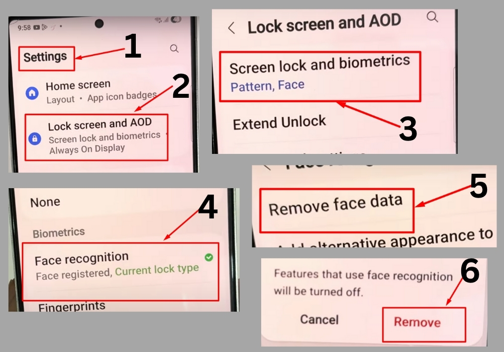 East Steps to Remove Face ID On Samsung S25 Series
