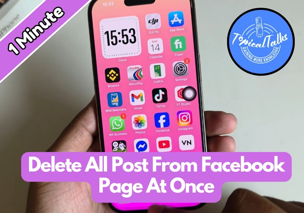 How To Delete All Post From Facebook Page At Once?