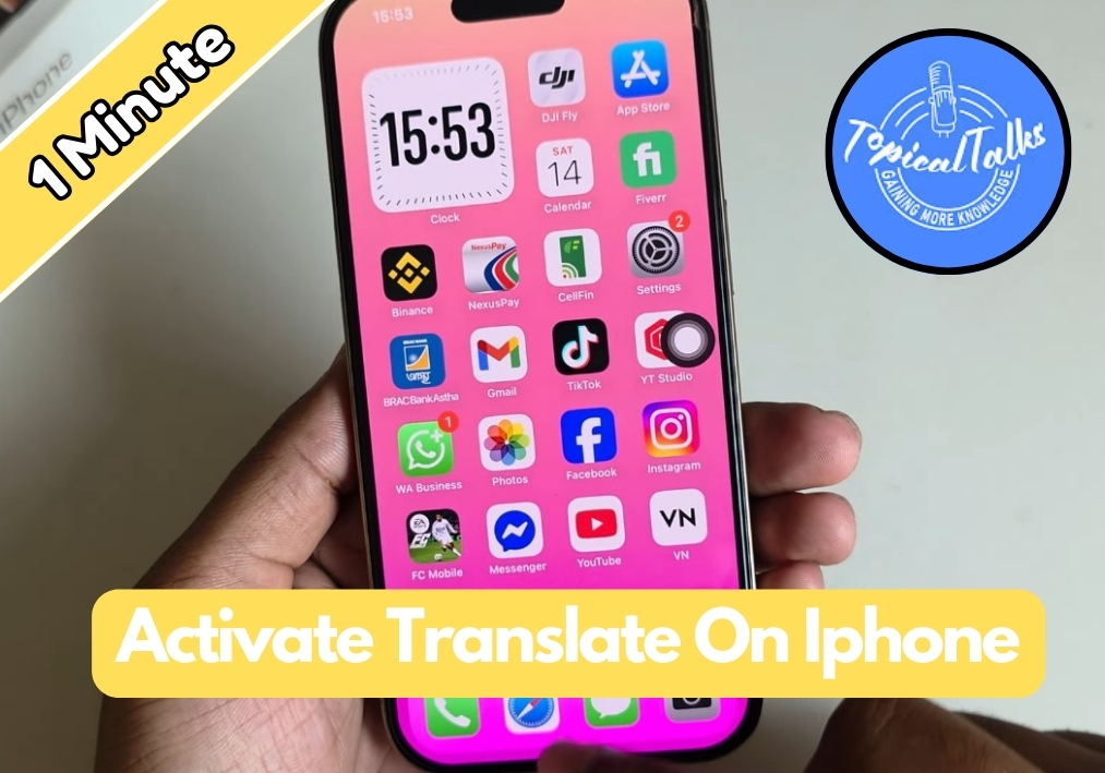 How to Get Translate on iPhone Action Button