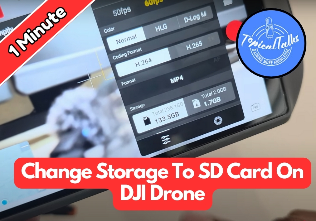 How To Change Storage To SD Card On DJI?