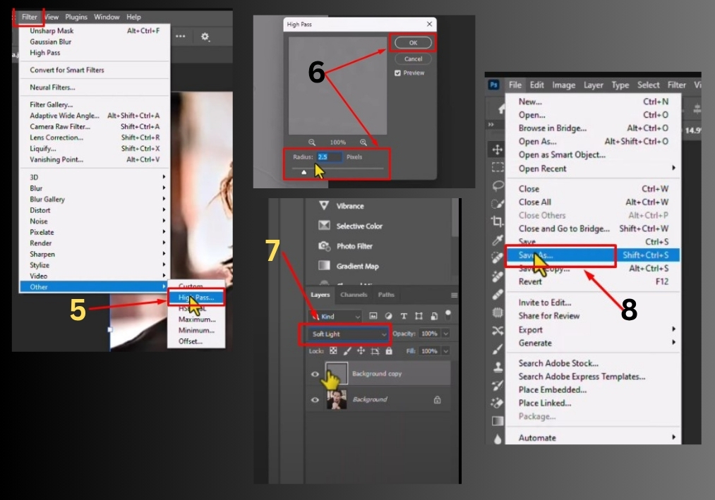 Guide to Make Low Quality Pictures High Quality in Photoshop 1