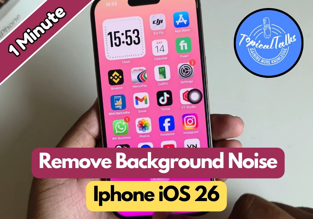 How To Remove Background Noise iPhone