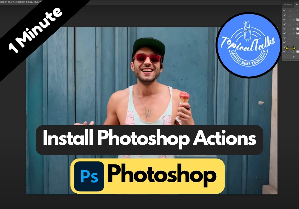 How to Install Photoshop Actions