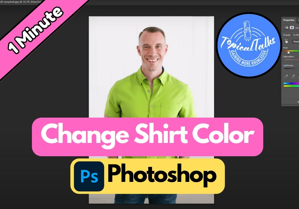 How to Change Shirt Color in Photoshop