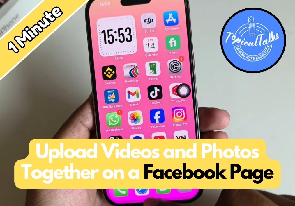 How to Upload Videos and Photos Together on a Facebook Page