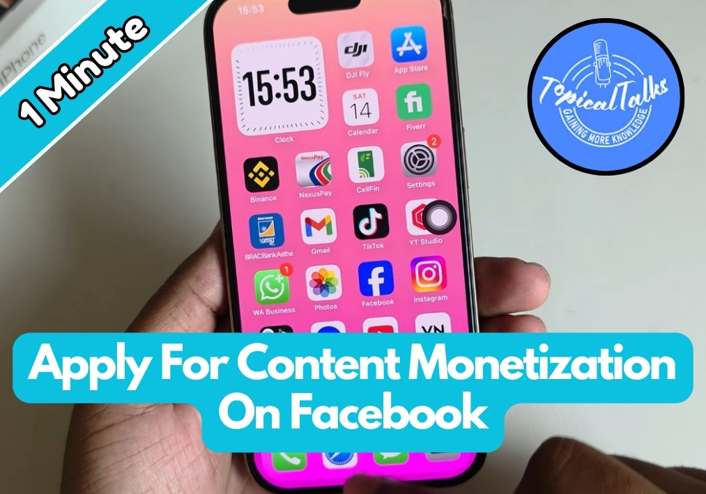 How To Apply For Content Monetization On Facebook