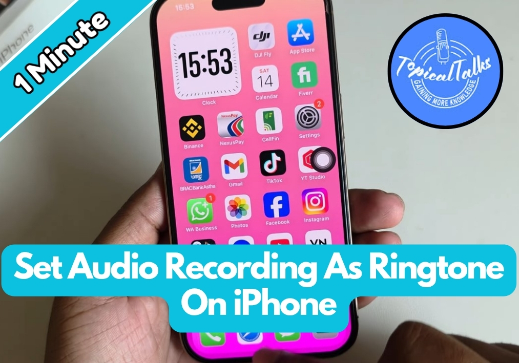 How To Set Audio Recording As Ringtone On iPhone