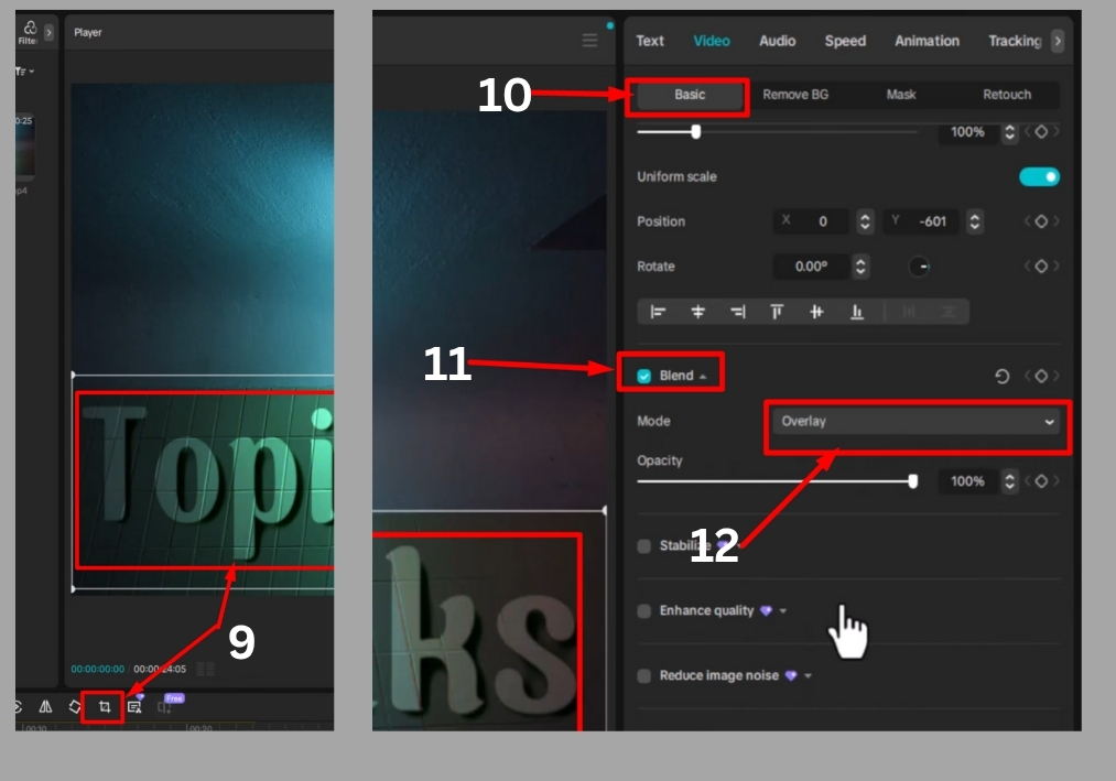 Simple Guide to Create a Transparent Watermark in CapCut PC 1
