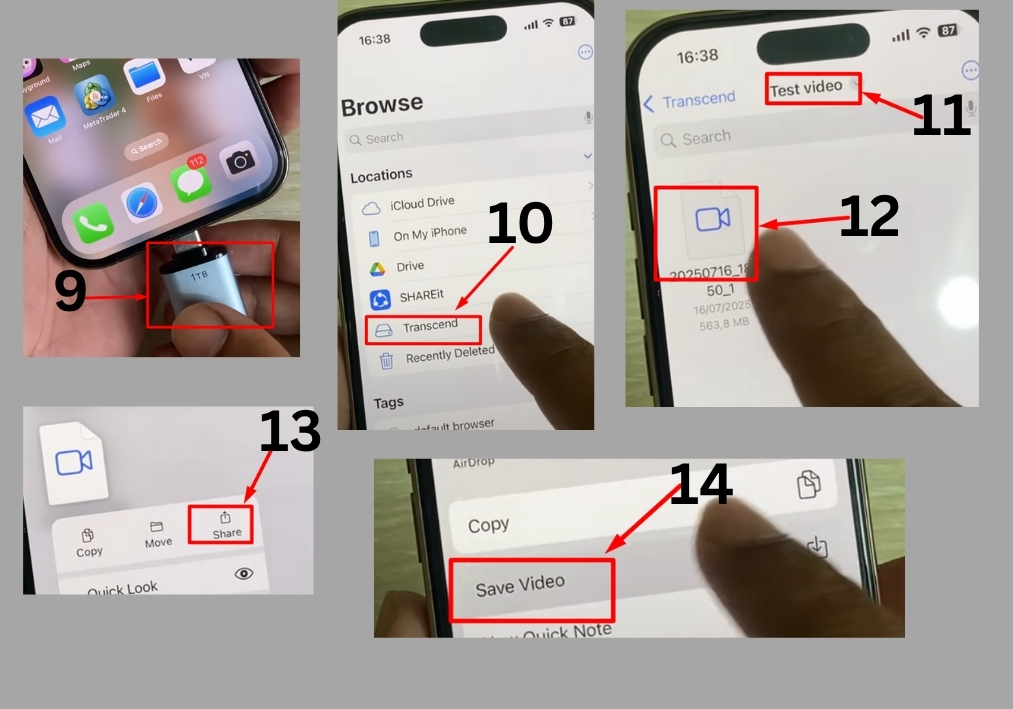 Easy Guide to Transfer Videos From Android to iPhone 1