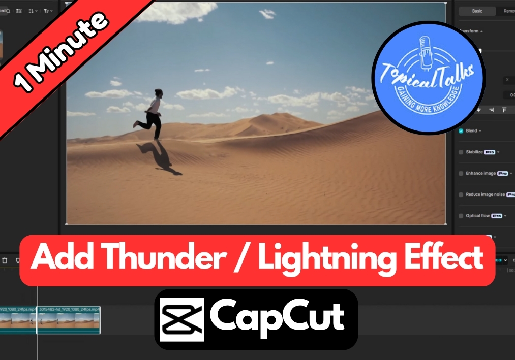 How To Add Thunder Effect In Capcut