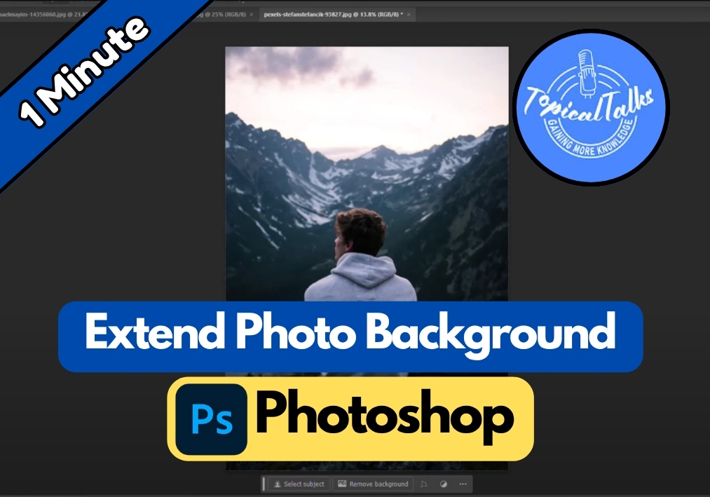 How to Extend Background in Photoshop